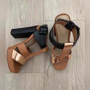 Elizabeth and James platform heeled sandal